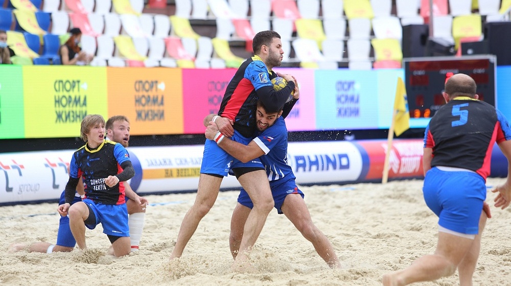 Мужская и женская сборные России вышли в финал чемпионата Европы по пляжному регби 